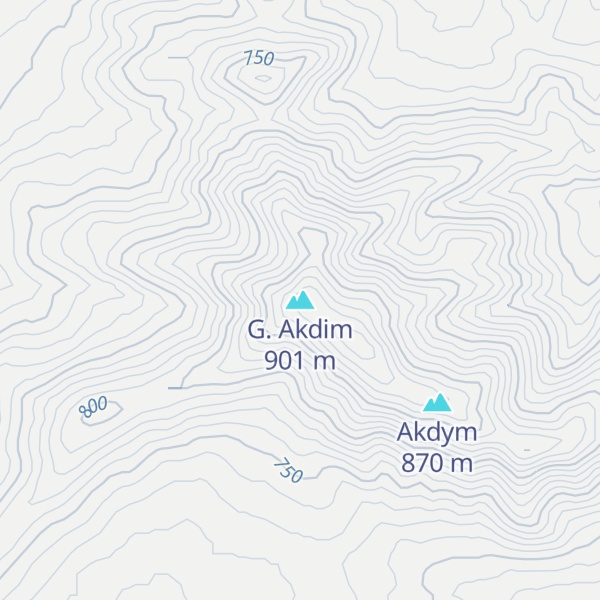 Map of G. Akdim
