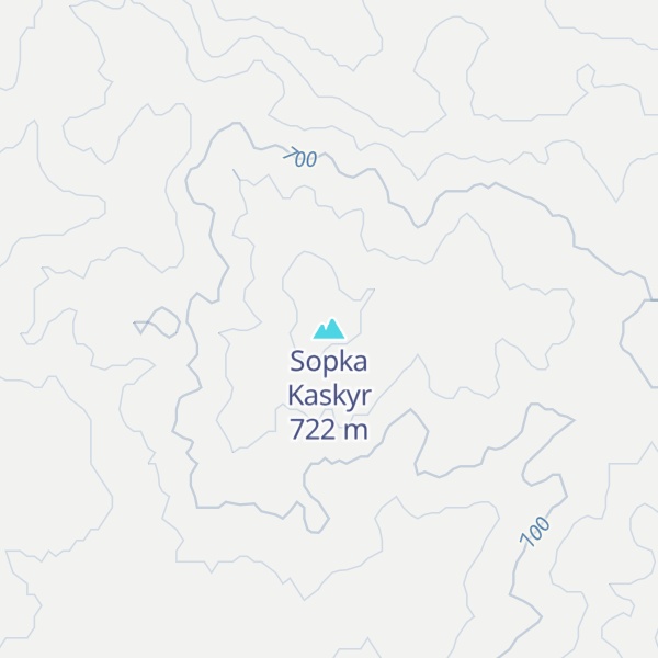 Map of Sopka Kaskyr