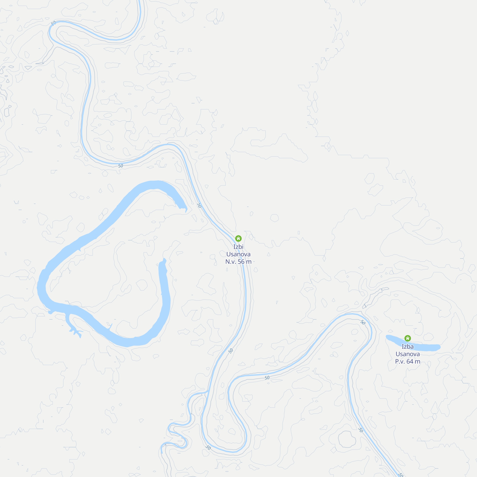 Izbi Usanova N.v. map