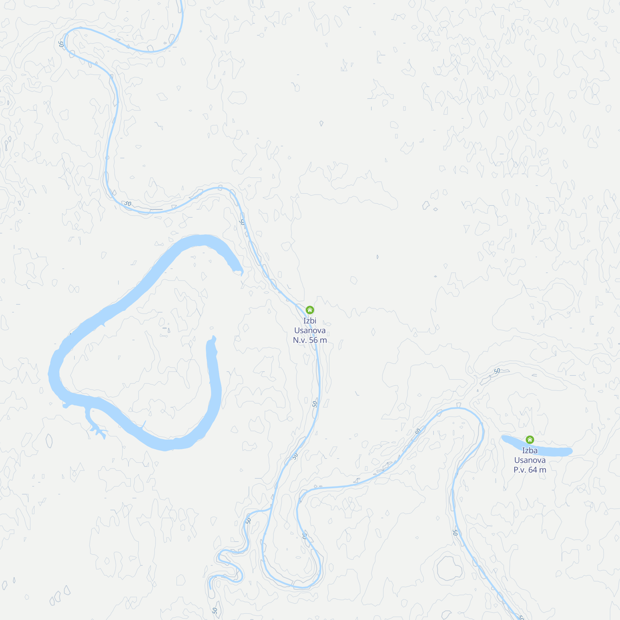 Izbi Usanova N.v. map