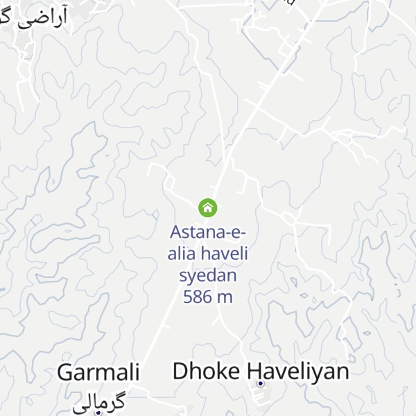 Map of Astana-e-alia haveli syedan