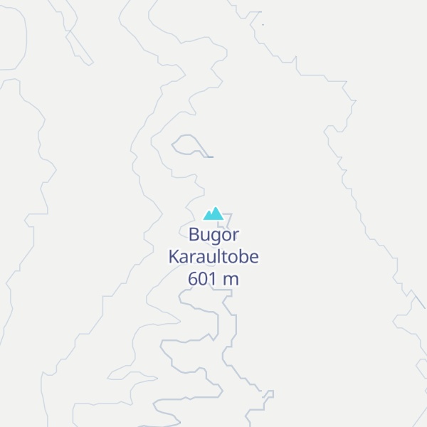 Map of Bugor Karaultobe