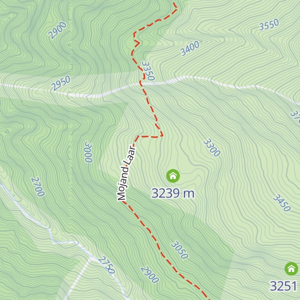 Map of Mojand Hut