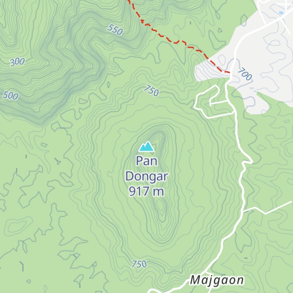 Map of Pan Dongar