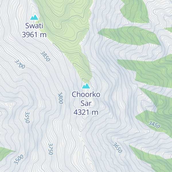 Map of Choorko Sar