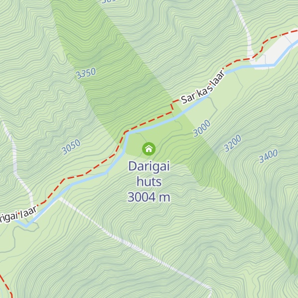 Map of Darigai huts