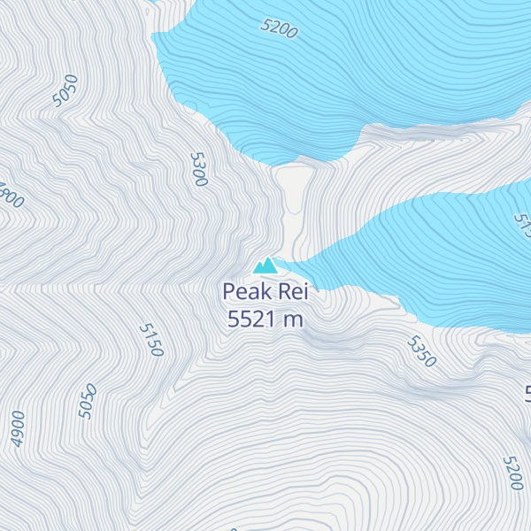 Map of Peak Rei