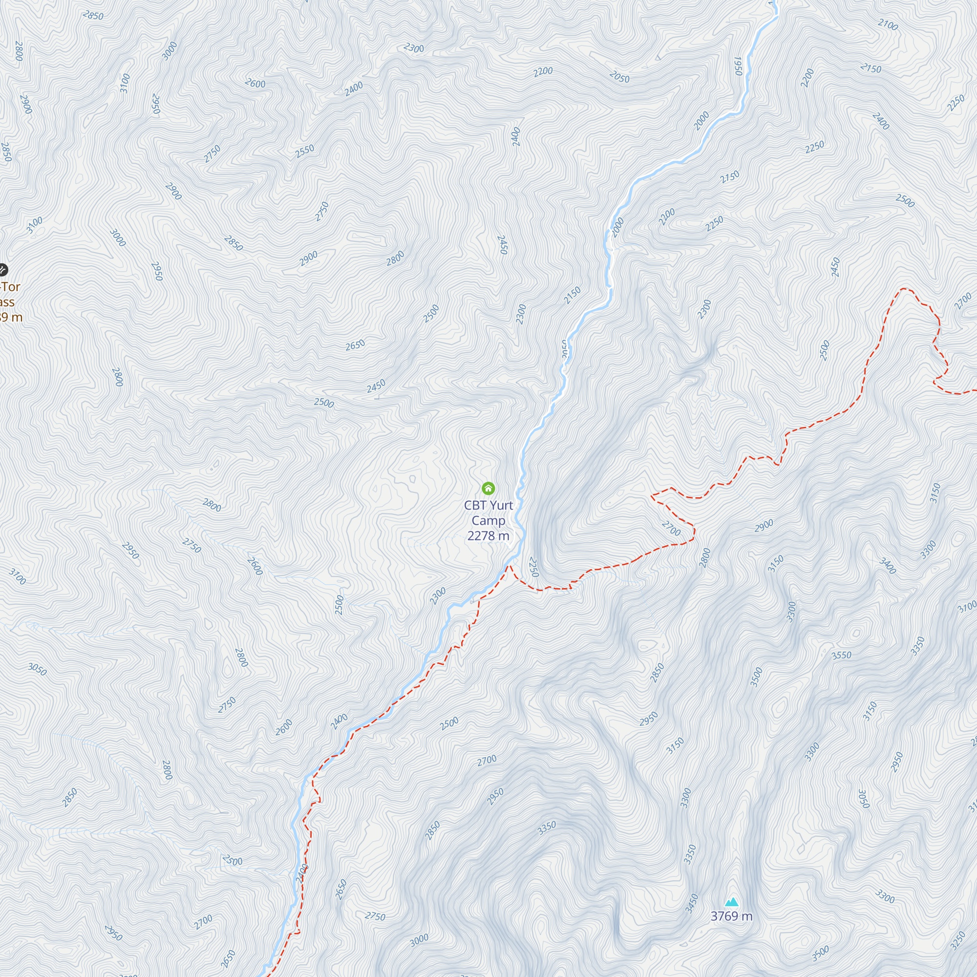 CBT Yurt Camp map