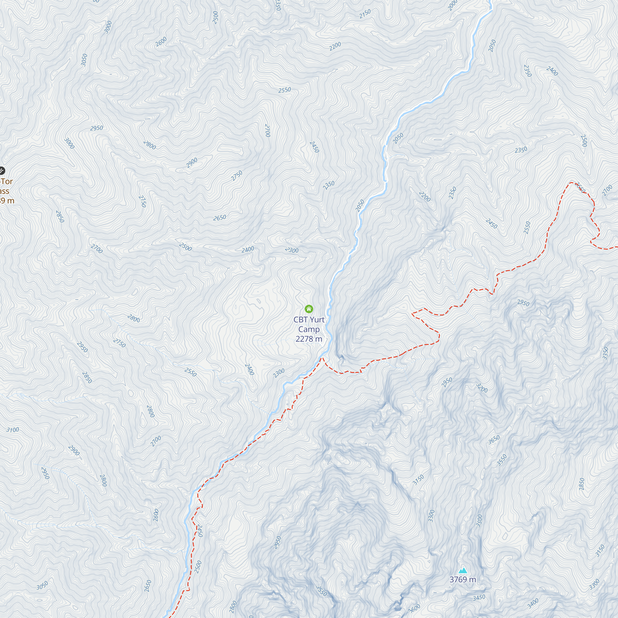 CBT Yurt Camp map