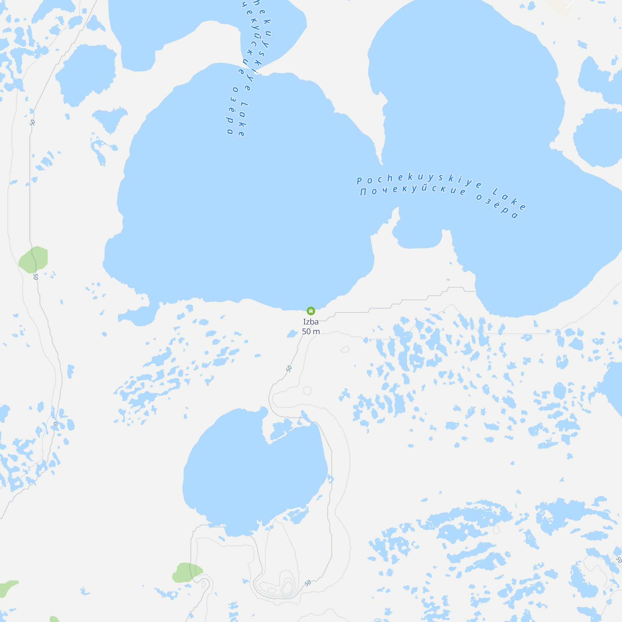 Izba map
