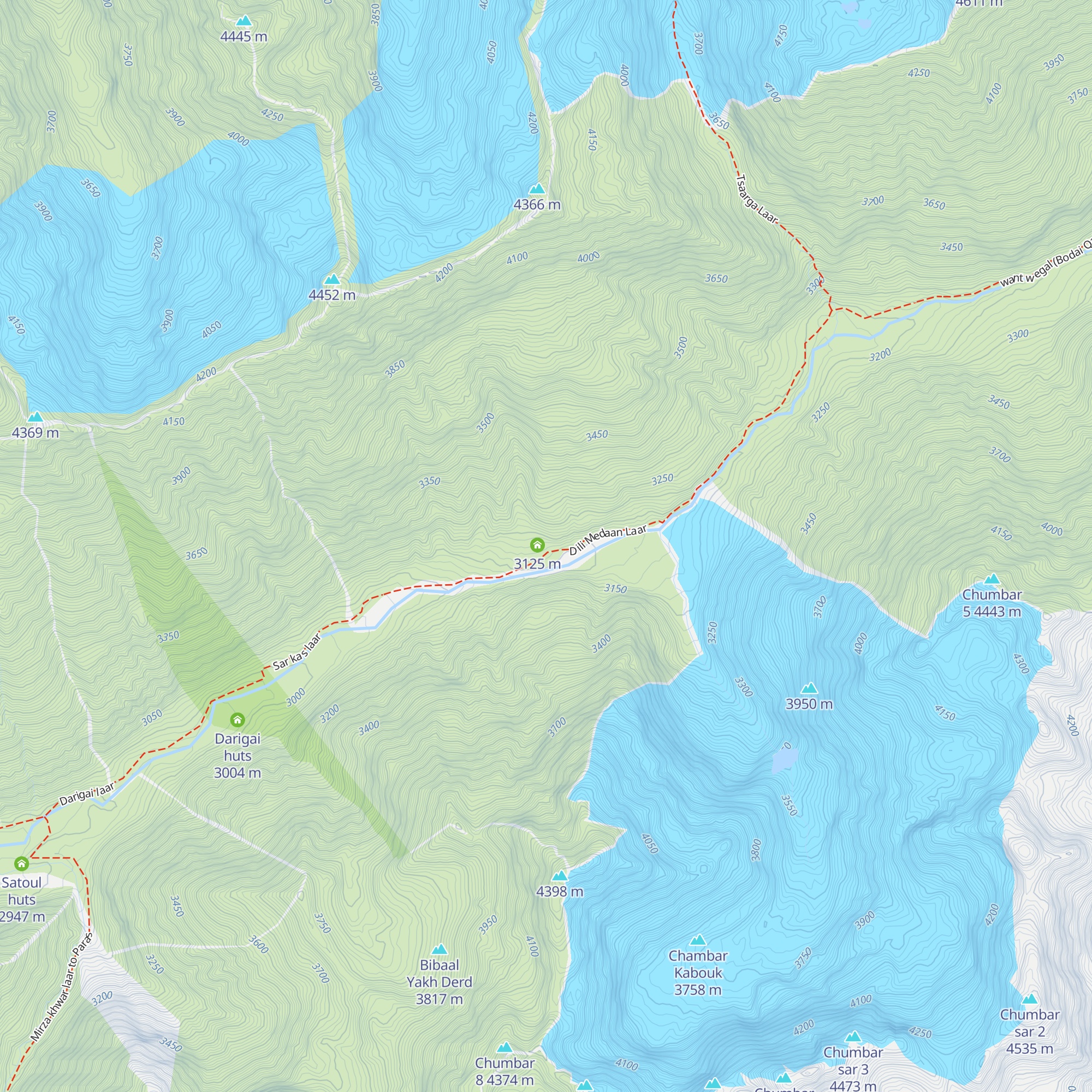 Sar kas huts map
