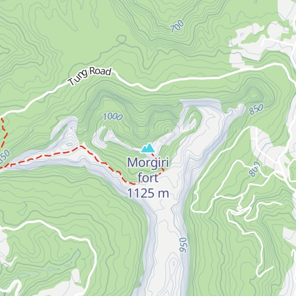 Map of Morgiri fort