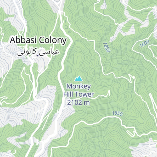 Map of Monkey Hill Tower