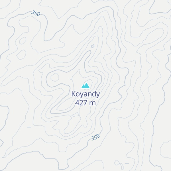 Map of Koyandy