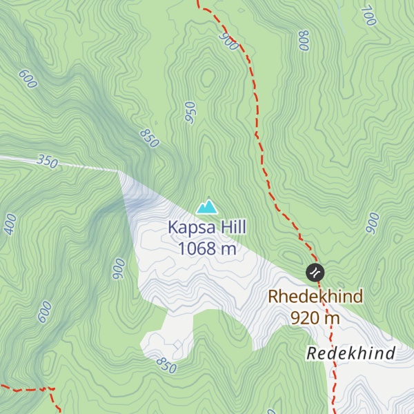 Map of Kapsa Hill