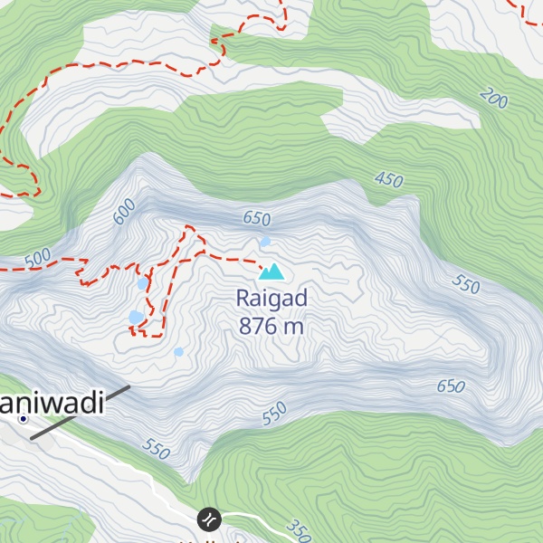 Map of Raigad