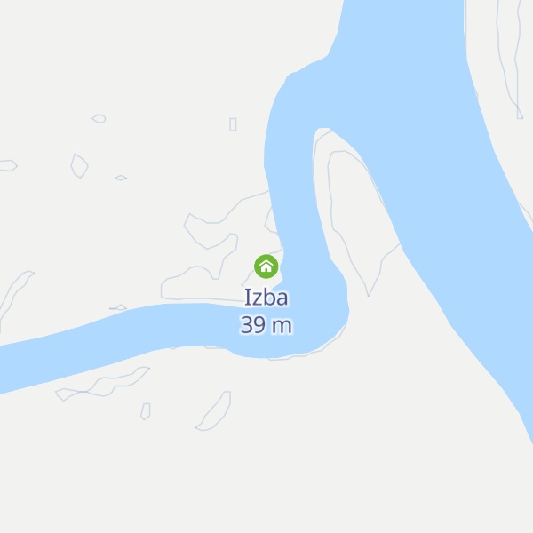 Map of Izba