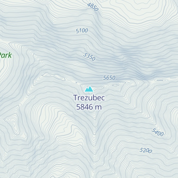 Map of Trezubec