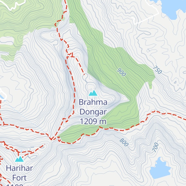 Map of Brahma Dongar