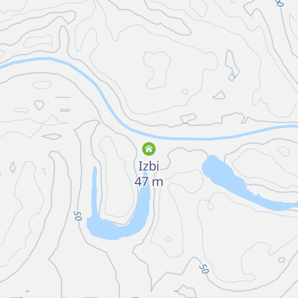 Map of Izbi