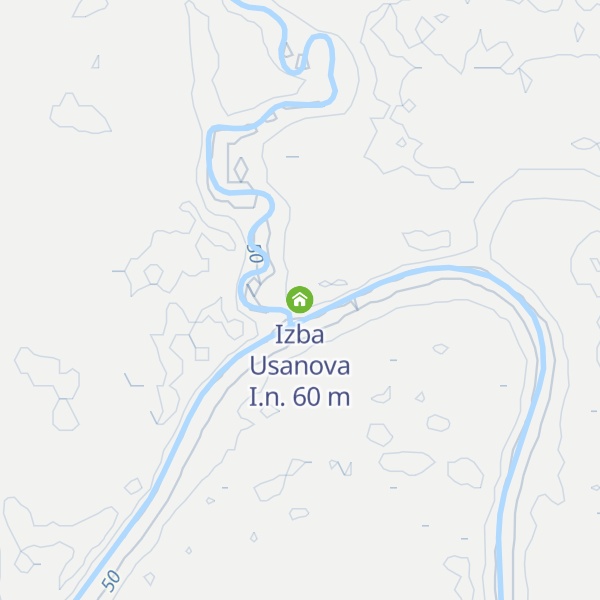 Map of Izba Usanova I.n.