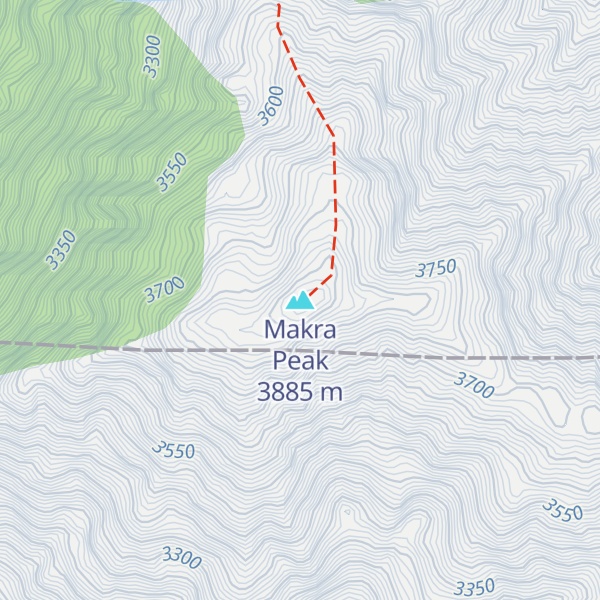 Map of Makra Peak
