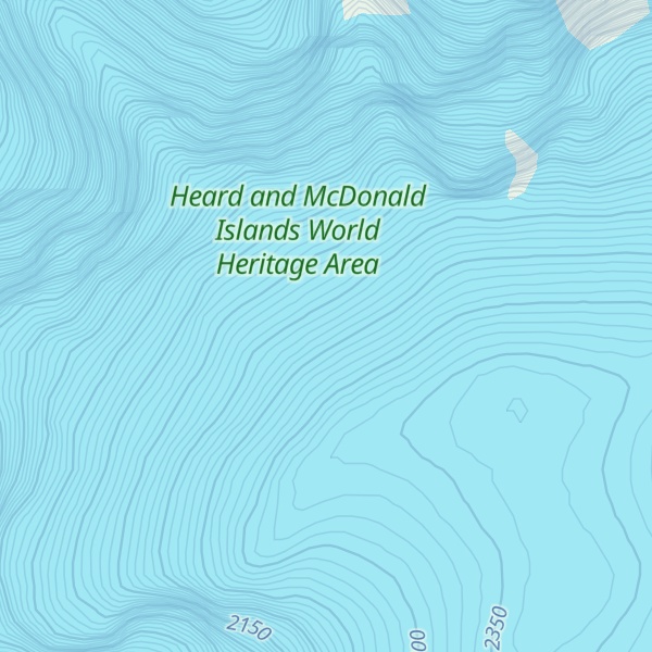 Map of Fremantle Peak
