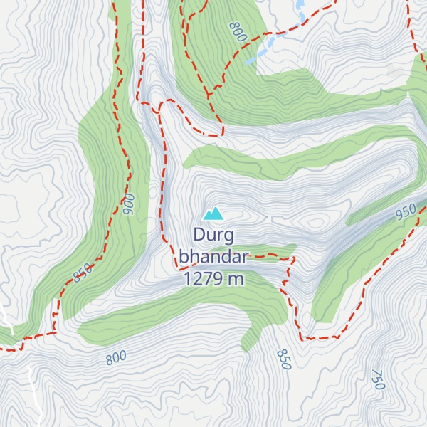 Map of Durg bhandar