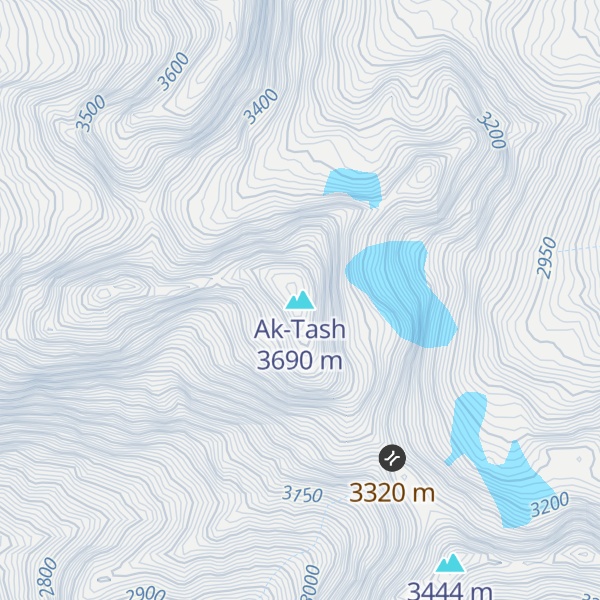 Map of Ak-Tash