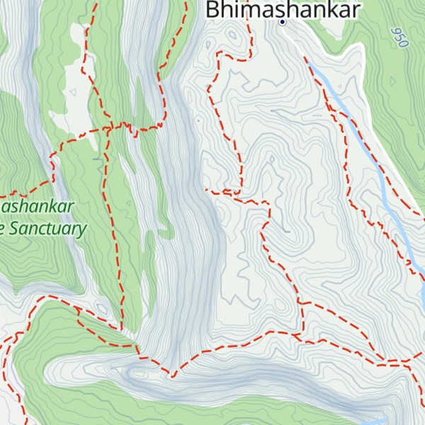 Map of Bhimashankar