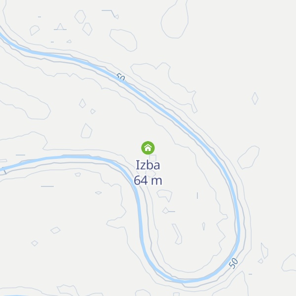 Map of Izba