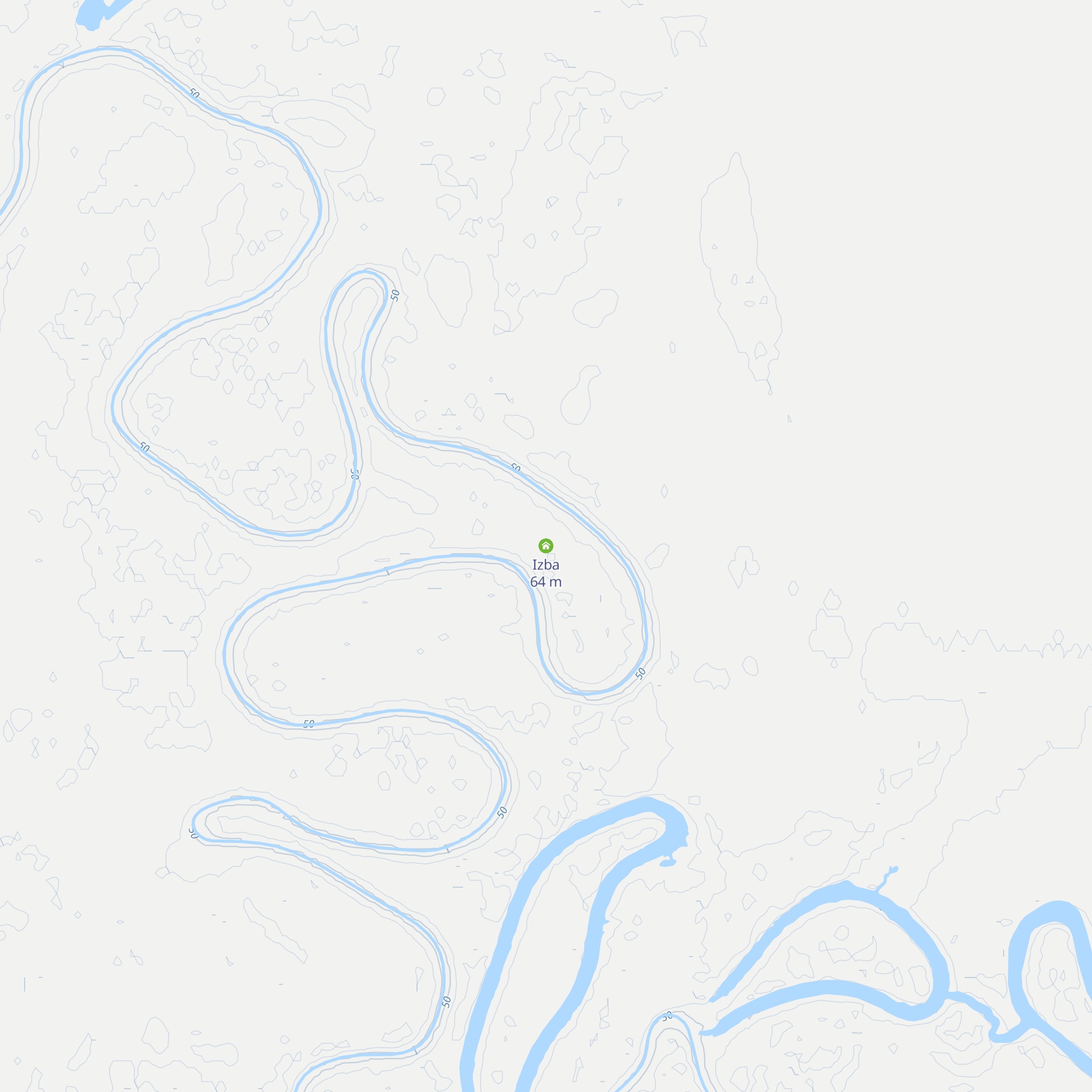 Izba map
