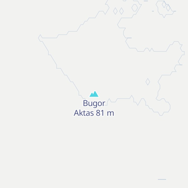 Map of Bugor Aktas
