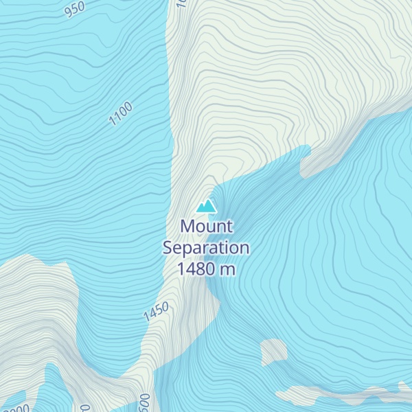 Map of Mount Separation