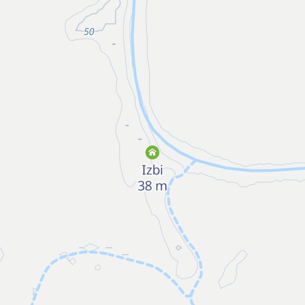 Map of Izbi