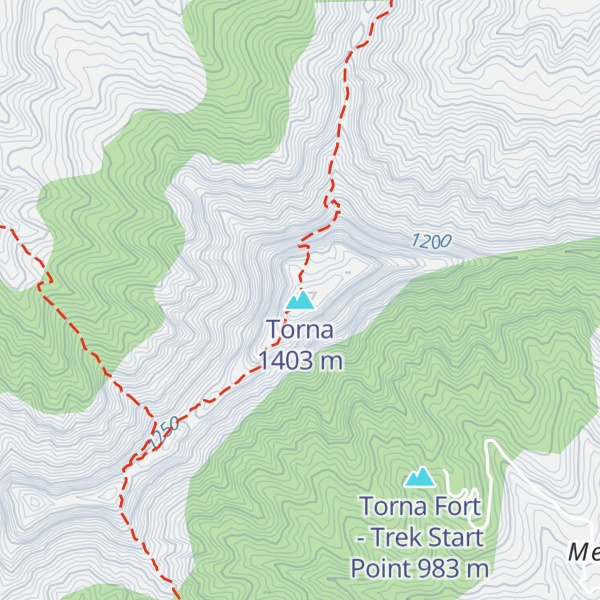Map of Torna