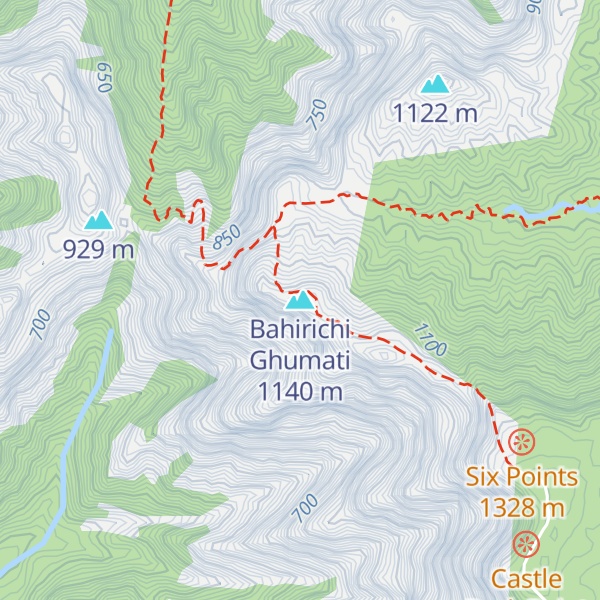 Map of Bahirichi Ghumati
