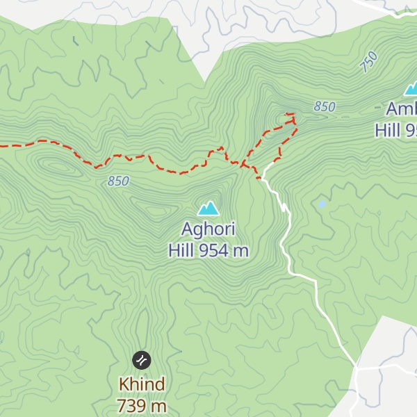 Map of Aghori Hill