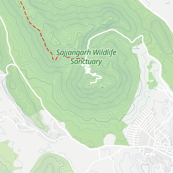 Map of Sajjangarh