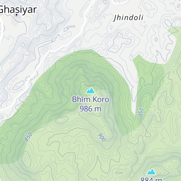 Map of Bhīm Koro