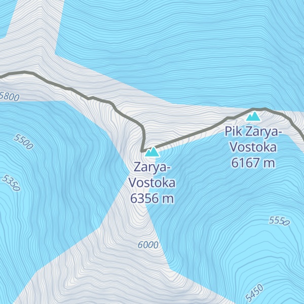 Map of Zarya-Vostoka