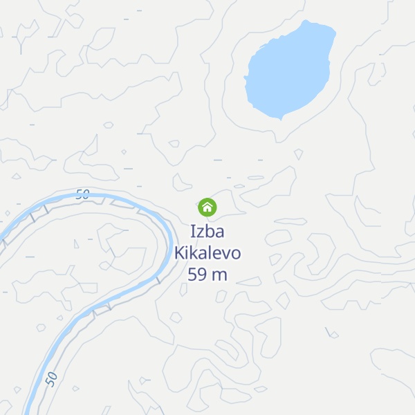 Map of Izba Kikalevo