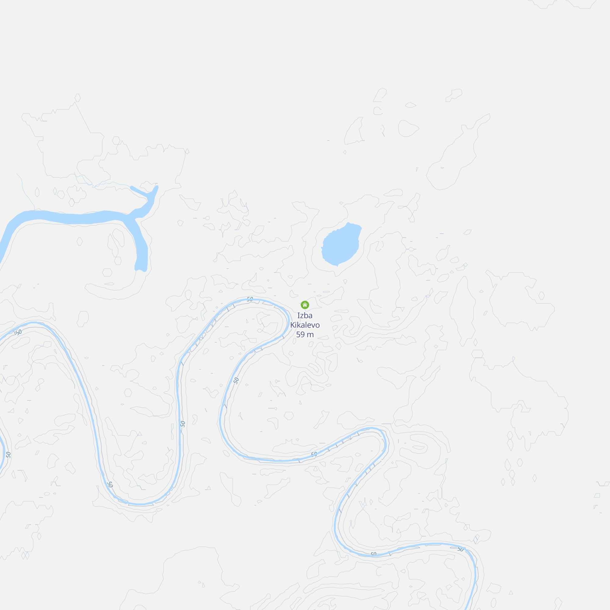 Izba Kikalevo map