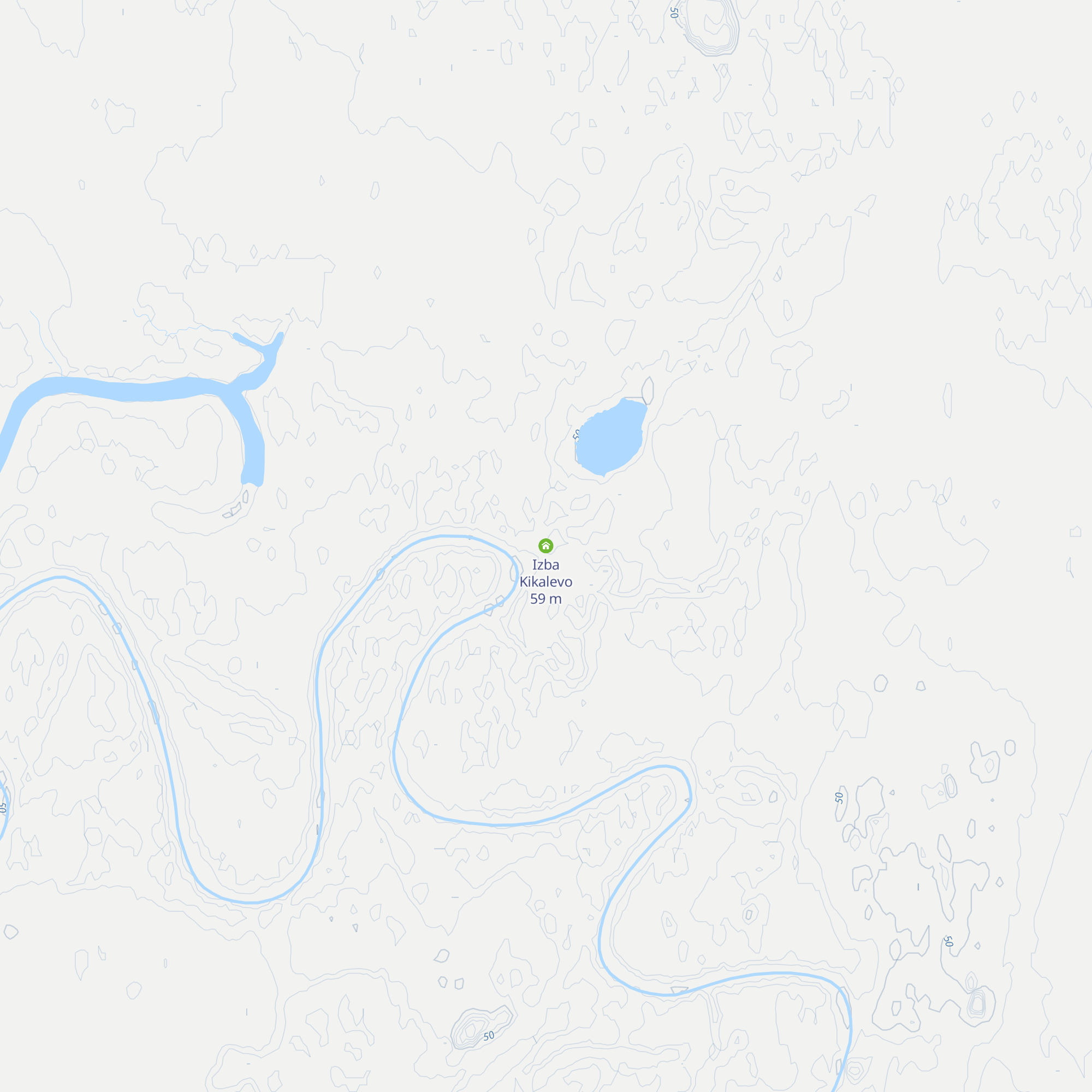 Izba Kikalevo map