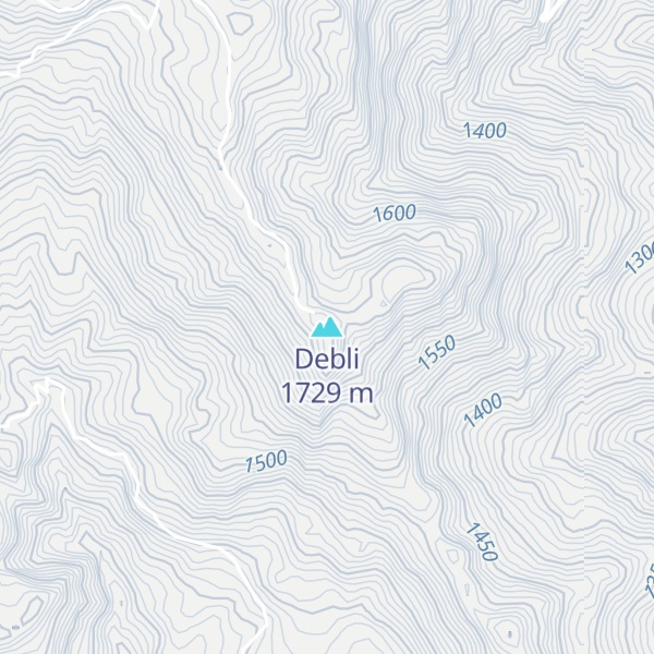 Map of Debli
