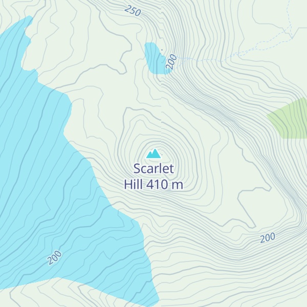 Map of Scarlet Hill