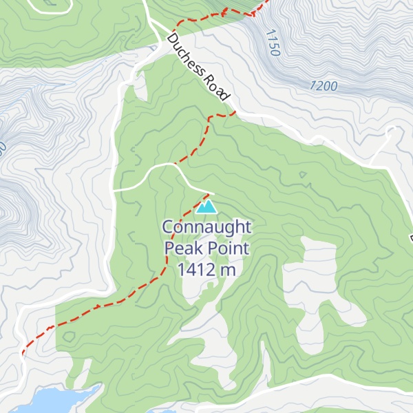 Map of Connaught Peak Point