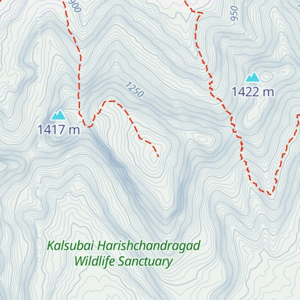 Map of Kirda peak