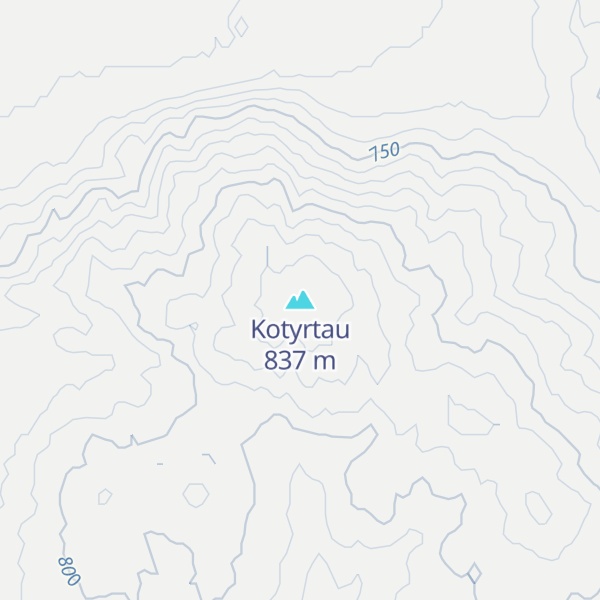 Map of Kotyrtau
