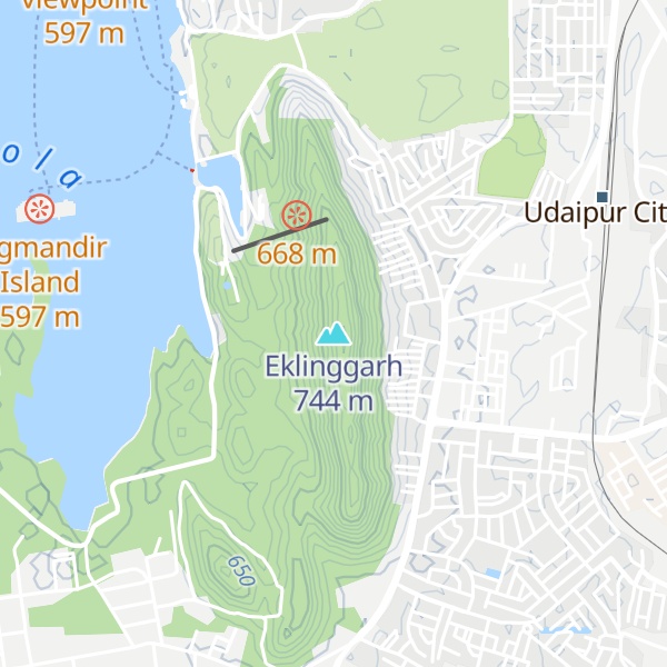Map of Eklinggarh